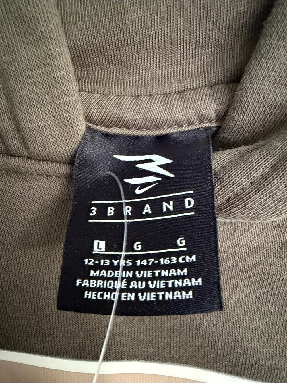 Nike 3 Kids Olive Green Hoodie & Cargo Joggers